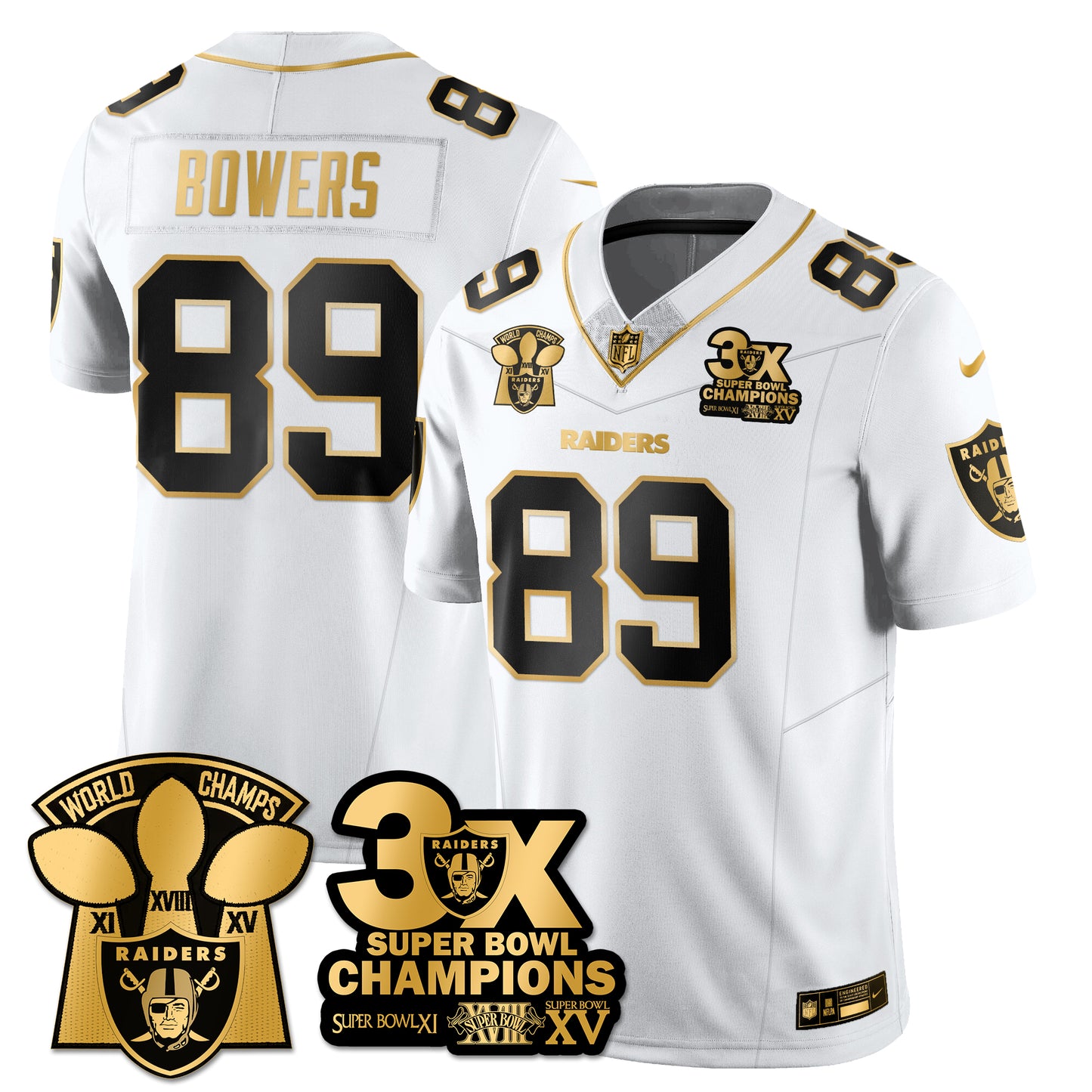 LVR 3-Time Champions Patch Vapor Limited Jersey - All Stitched