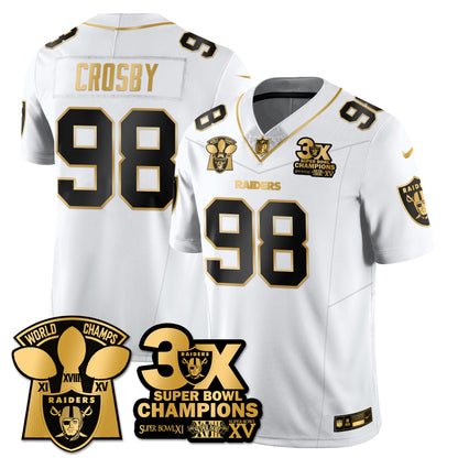 LVR 3-Time Champions Patch Vapor Limited Jersey - All Stitched