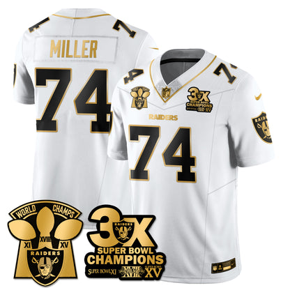 LVR 3-Time Champions Patch Vapor Limited Jersey - All Stitched