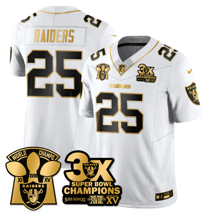 LVR 3-Time Champions Patch Vapor Limited Jersey - All Stitched