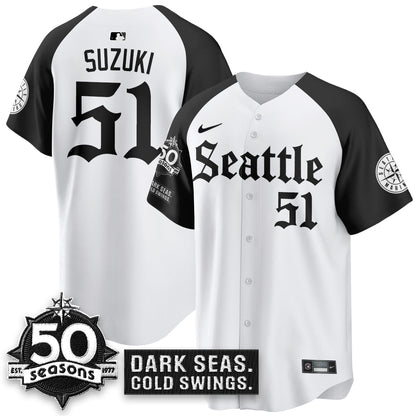 SEA 'Gothic Edition' Vapor Premier Limited Jersey - 50th Anniversary - All Stitched