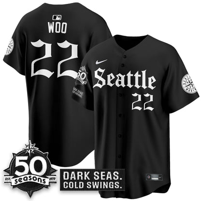 SEA 'Gothic Edition' Vapor Premier Limited Jersey - 50th Anniversary - All Stitched