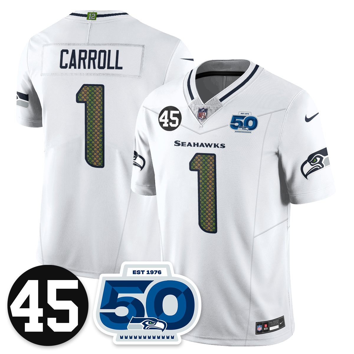 Seattle Seahawks Vapor Limited Jersey - Honor Kenny Easley - All Stitched