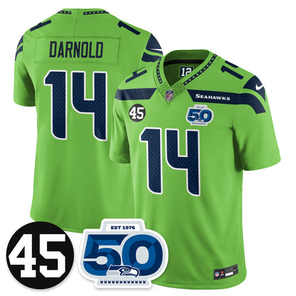 Men'sSEA Vapor Limited Jersey - Honor Kenny Easley - All Stitched