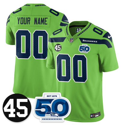 Men'sSEA Vapor Limited Jersey - Honor Kenny Easley - All Stitched