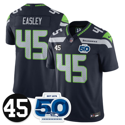 Men'sSEA Vapor Limited Jersey - Honor Kenny Easley - All Stitched