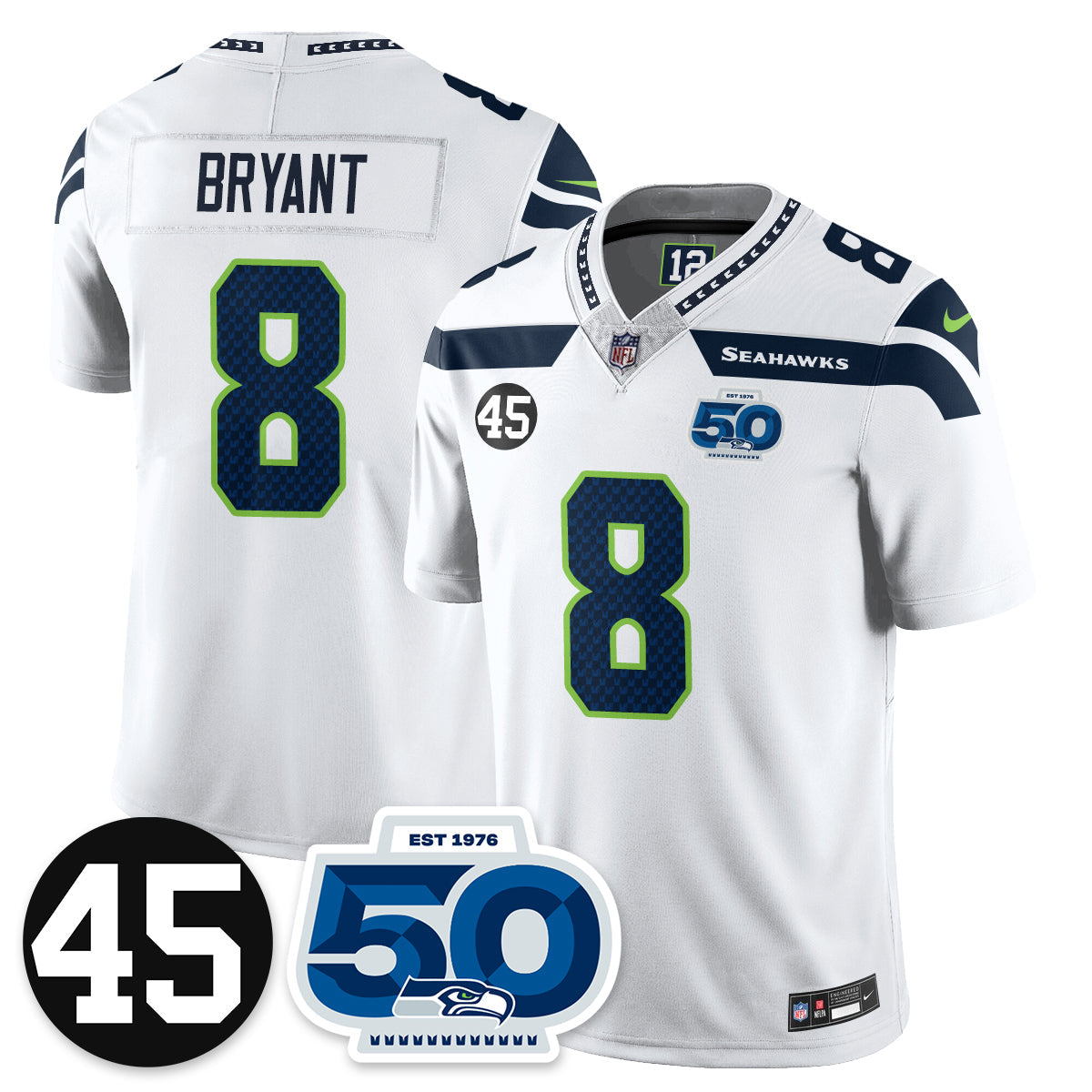 Men'sSEA Vapor Limited Jersey - Honor Kenny Easley - All Stitched