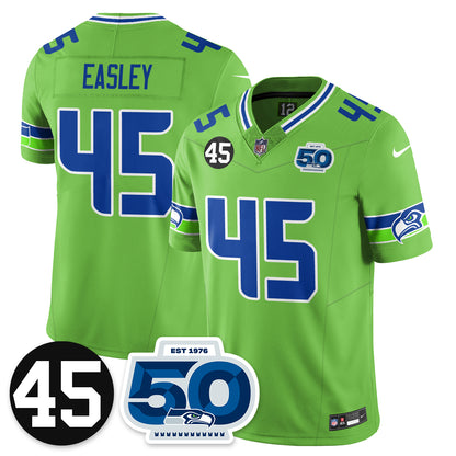 Seattle Seahawks Vapor Limited Jersey - Honor Kenny Easley - All Stitched