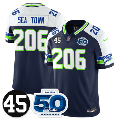 Seattle Seahawks Vapor Limited Jersey - Honor Kenny Easley - All Stitched