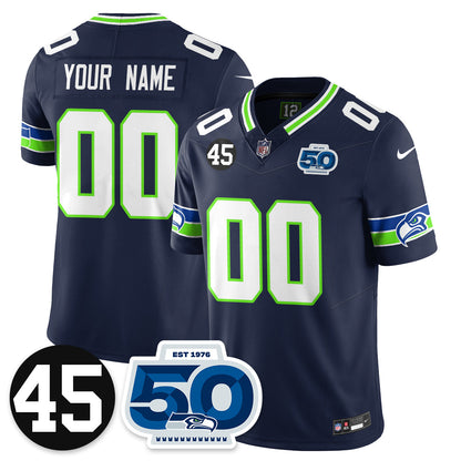 CustomSEA Vapor Limited Jersey - Honor Kenny Easley - All Stitched