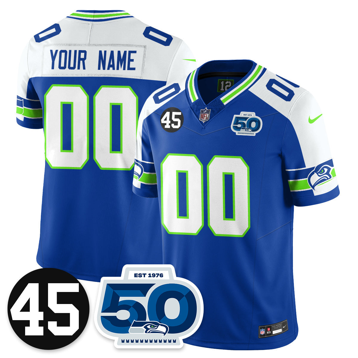 Seattle Seahawks Vapor Limited Jersey - Honor Kenny Easley - All Stitched
