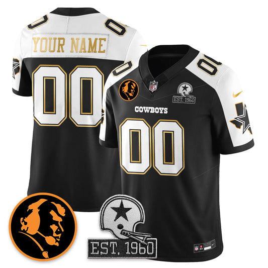 DAL Vapor Limited Gold Custom Jersey - John Madden Patch - All Stitched