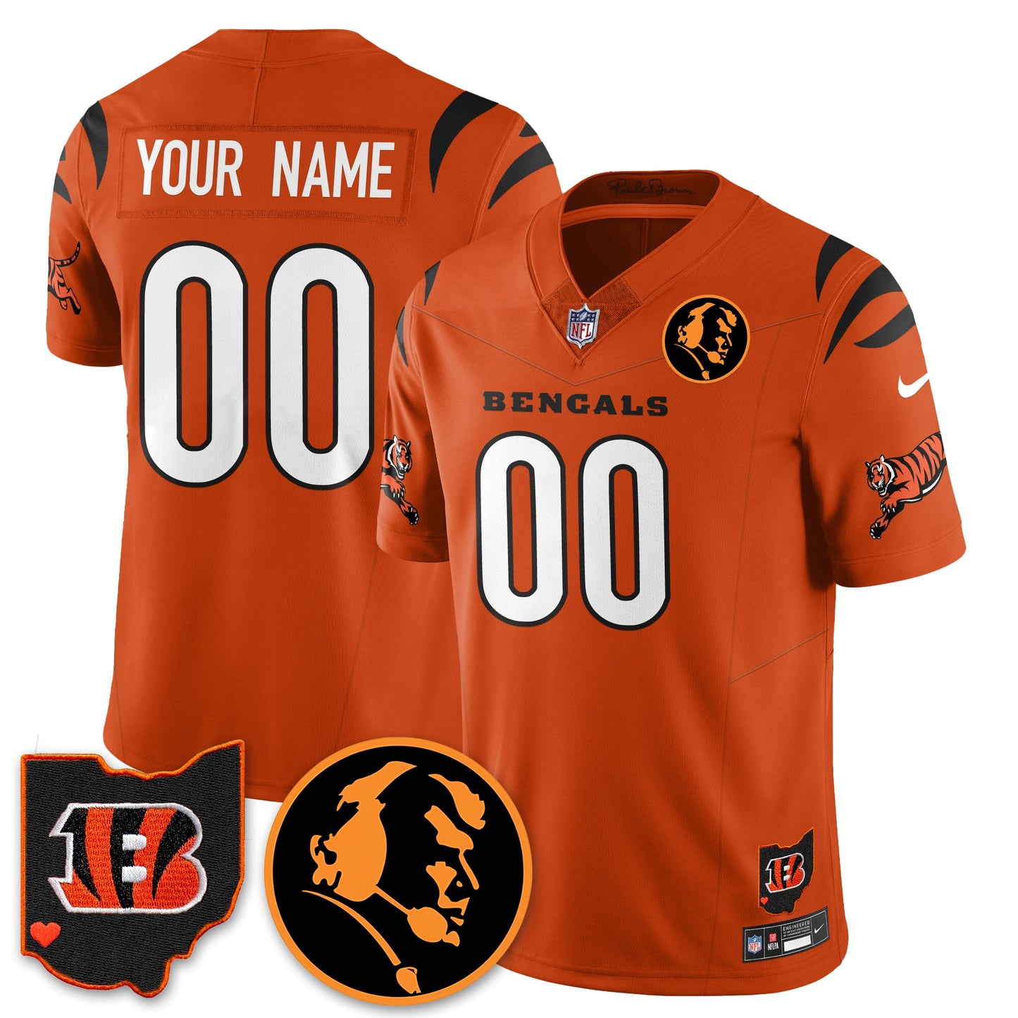 CIN Vapor Limited Jersey - John Madden Patch - All Stitched