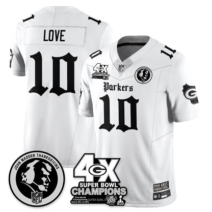 GB Gothic Vapor Limited Jersey - John Madden Patch - All Stitched