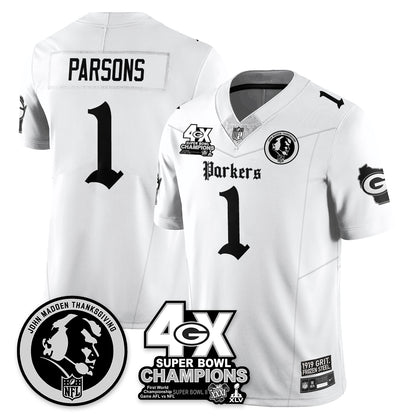 GB Gothic Vapor Limited Jersey - John Madden Patch - All Stitched