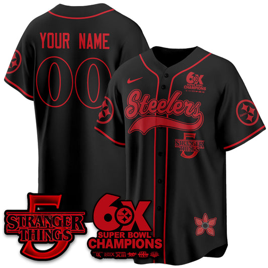 PIT Stranger Things Vapor Limited Baseball Custom Jersey - All Stitched