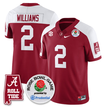 BAMA Rose Bowl Vapor Limited Jersey - All Stitched