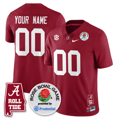 BAMA Rose Bowl Vapor Limited Jersey - All Stitched