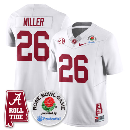BAMA Rose Bowl Vapor Limited Jersey - All Stitched