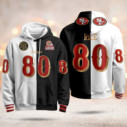 SF Rivalries 5x Champions & Faithful To The Bay Vapor Limited Hoodie - Stitched