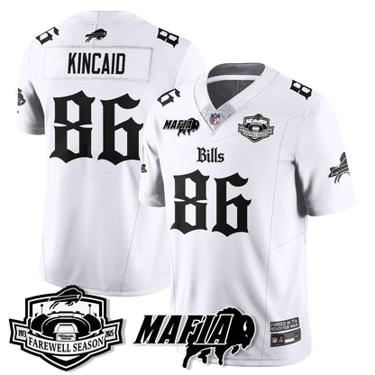 BUF Mafia Gothic Vapor Limited Jersey - Farewell Highmark Patch - All Stitched
