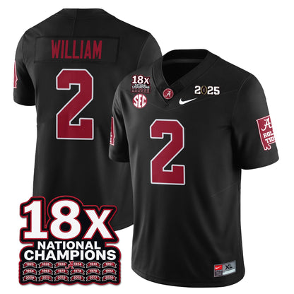 BAMA 18x-Time National Champions Vapor Limited Football Jersey - All Stitched