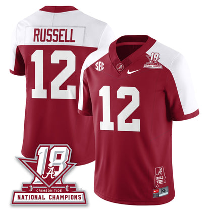 BAMA 18x-Time National Champions Vapor Limited Jersey - All Stitched