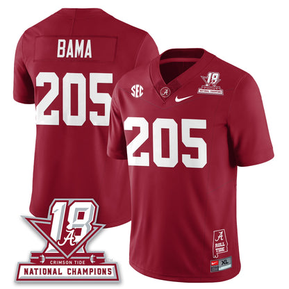 BAMA 18x-Time National Champions Vapor Limited Jersey - All Stitched