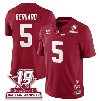 BAMA 18x-Time National Champions Vapor Limited Jersey - All Stitched