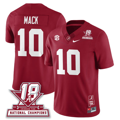 BAMA 18x-Time National Champions Vapor Limited Jersey - All Stitched
