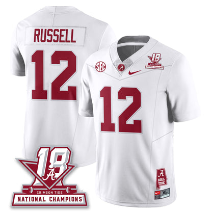 BAMA 18x-Time National Champions Vapor Limited Jersey - All Stitched