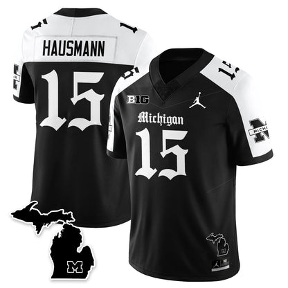 MICH Gothic Vapor Limited Football Jersey - All Stitched