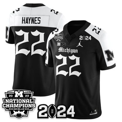 MICH Gothic 2023 National Champions Vapor Limited Football Jersey - All Stitched