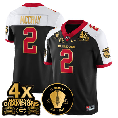 UGA 4x-Time National Champions Vapor Limited Jersey - All Stitched