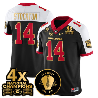 UGA 4x-Time National Champions Vapor Limited Jersey - All Stitched