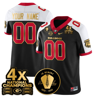UGA 4x-Time National Champions Vapor Limited Jersey - All Stitched