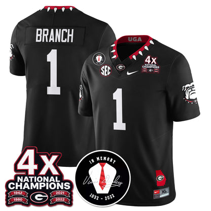 UGA 4x-Time National Champions Vapor Limited Jersey - All Stitched