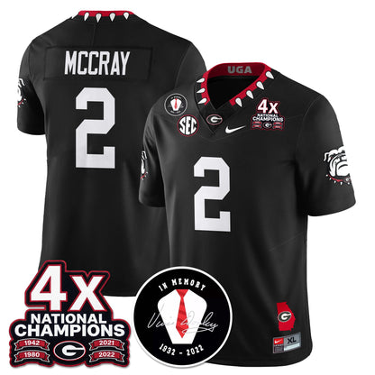 UGA 4x-Time National Champions Vapor Limited Jersey - All Stitched