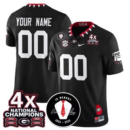 UGA 4x-Time National Champions Vapor Limited Jersey - All Stitched