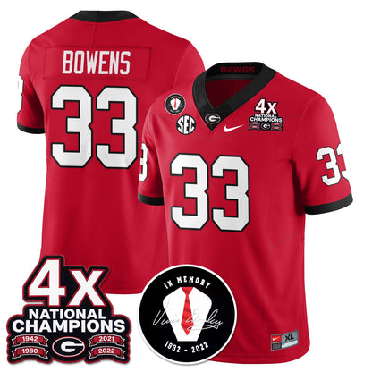 UGA 4x-Time National Champions Vapor Limited Jersey - All Stitched