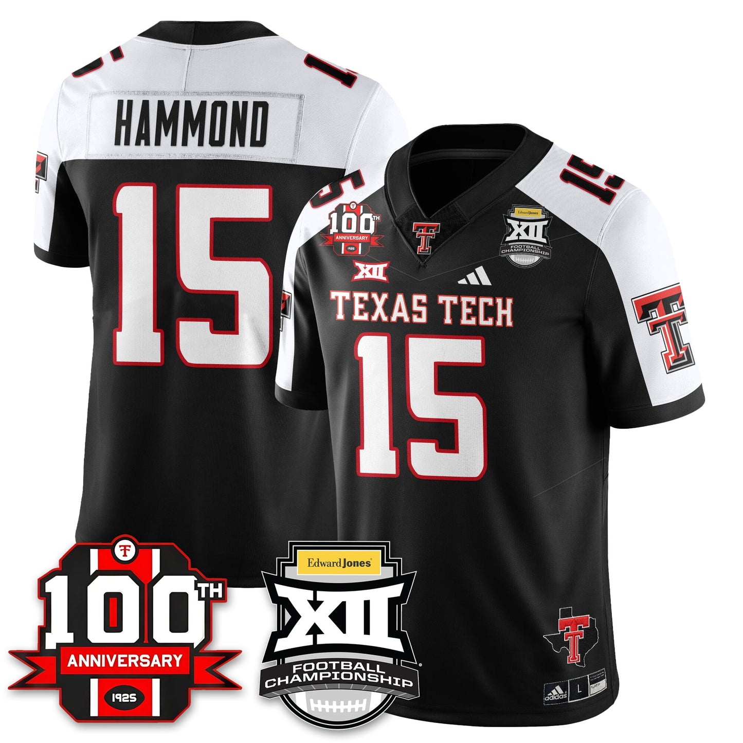Texas Tech Red Raiders Vapor Limited Jersey - Edward Jones Champions - All Stitched