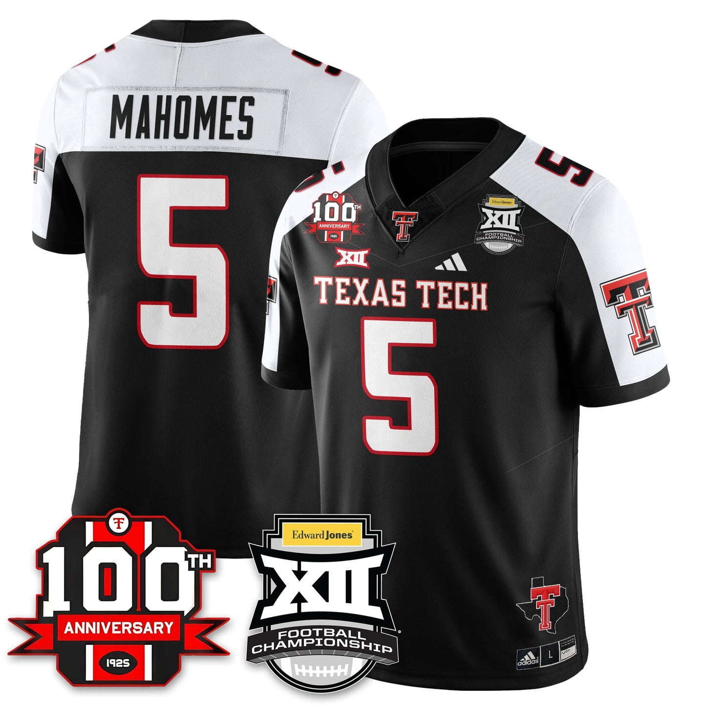 Texas Tech Red Raiders Vapor Limited Jersey - Edward Jones Champions - All Stitched