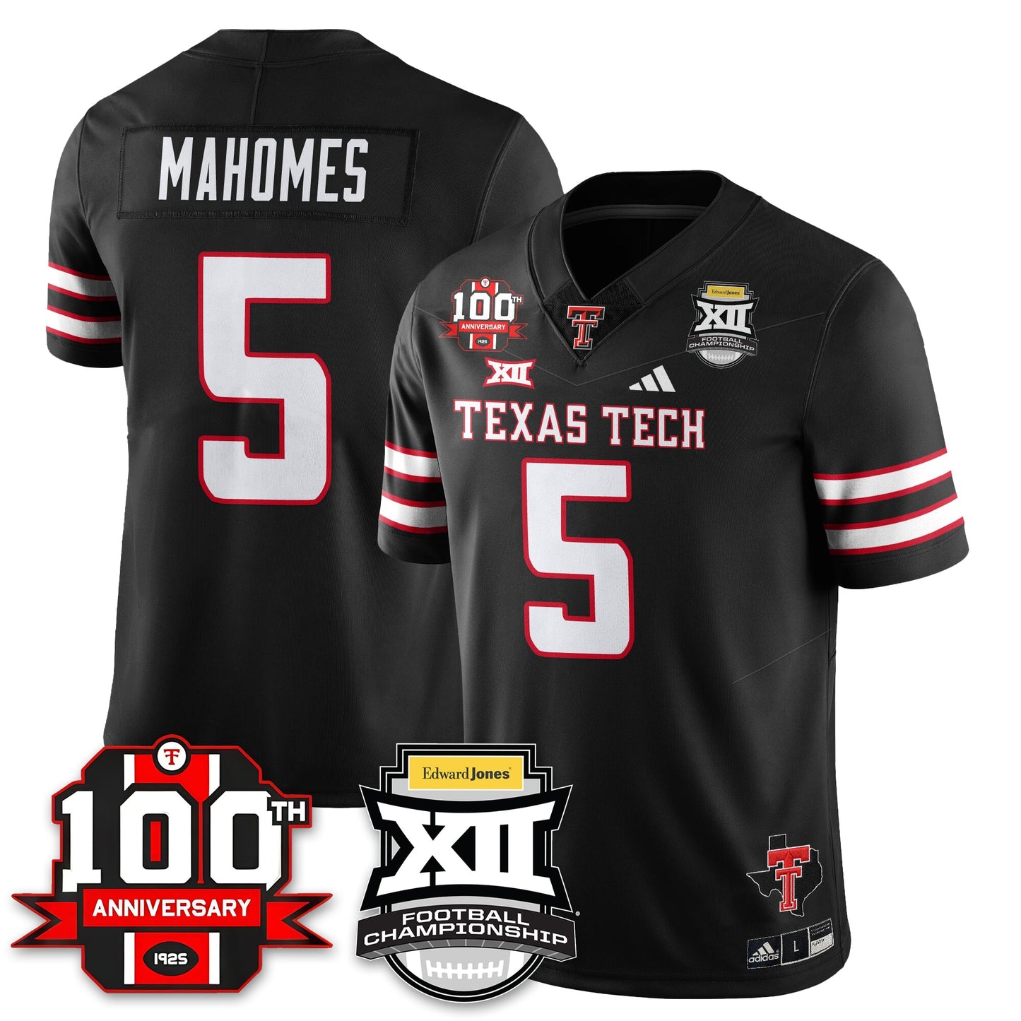 Texas Tech Red Raiders Vapor Limited Jersey - Edward Jones Champions - All Stitched