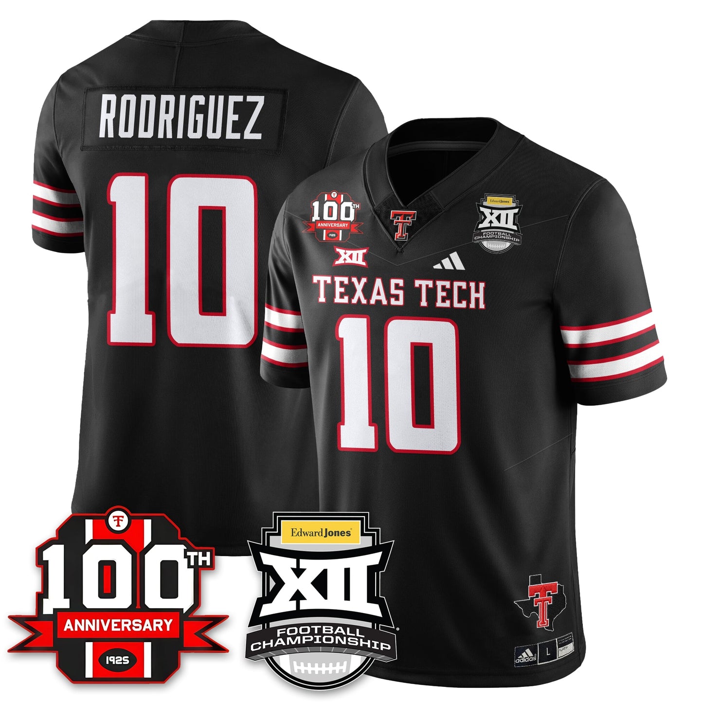 Texas Tech Red Raiders Vapor Limited Jersey - Edward Jones Champions - All Stitched