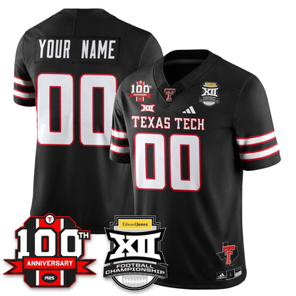 Texas Tech Red Raiders Vapor Limited Jersey - Edward Jones Champions - All Stitched