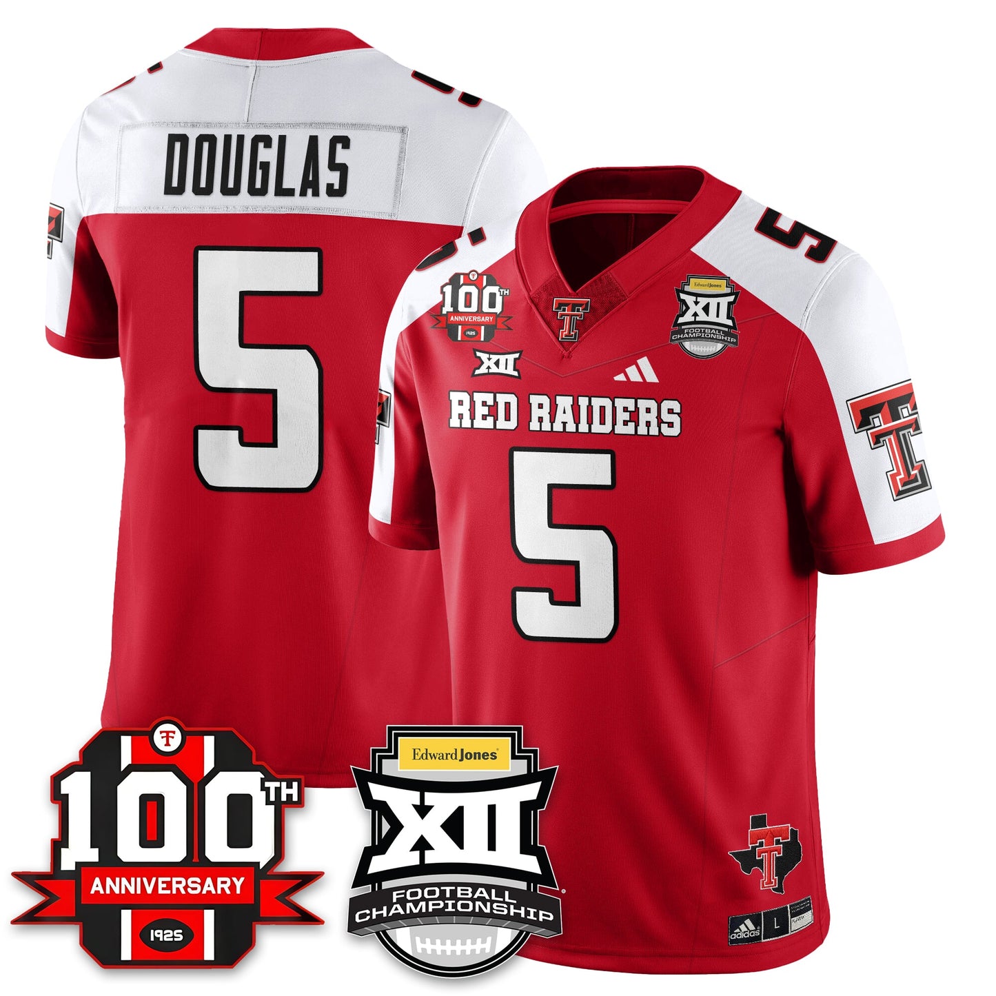 Texas Tech Red Raiders Vapor Limited Jersey - Edward Jones Champions - All Stitched