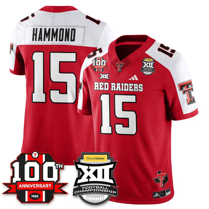 Texas Tech Red Raiders Vapor Limited Jersey - Edward Jones Champions - All Stitched