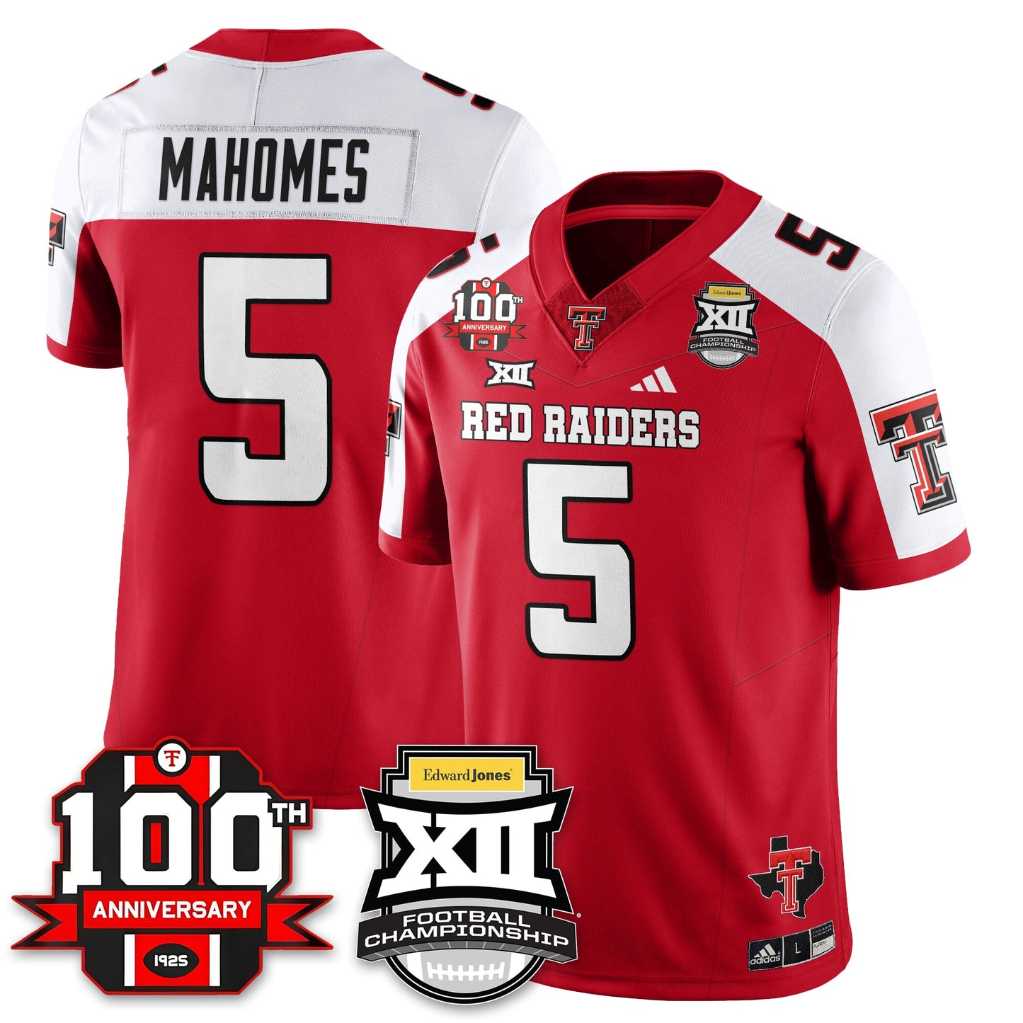 Texas Tech Red Raiders Vapor Limited Jersey - Edward Jones Champions - All Stitched