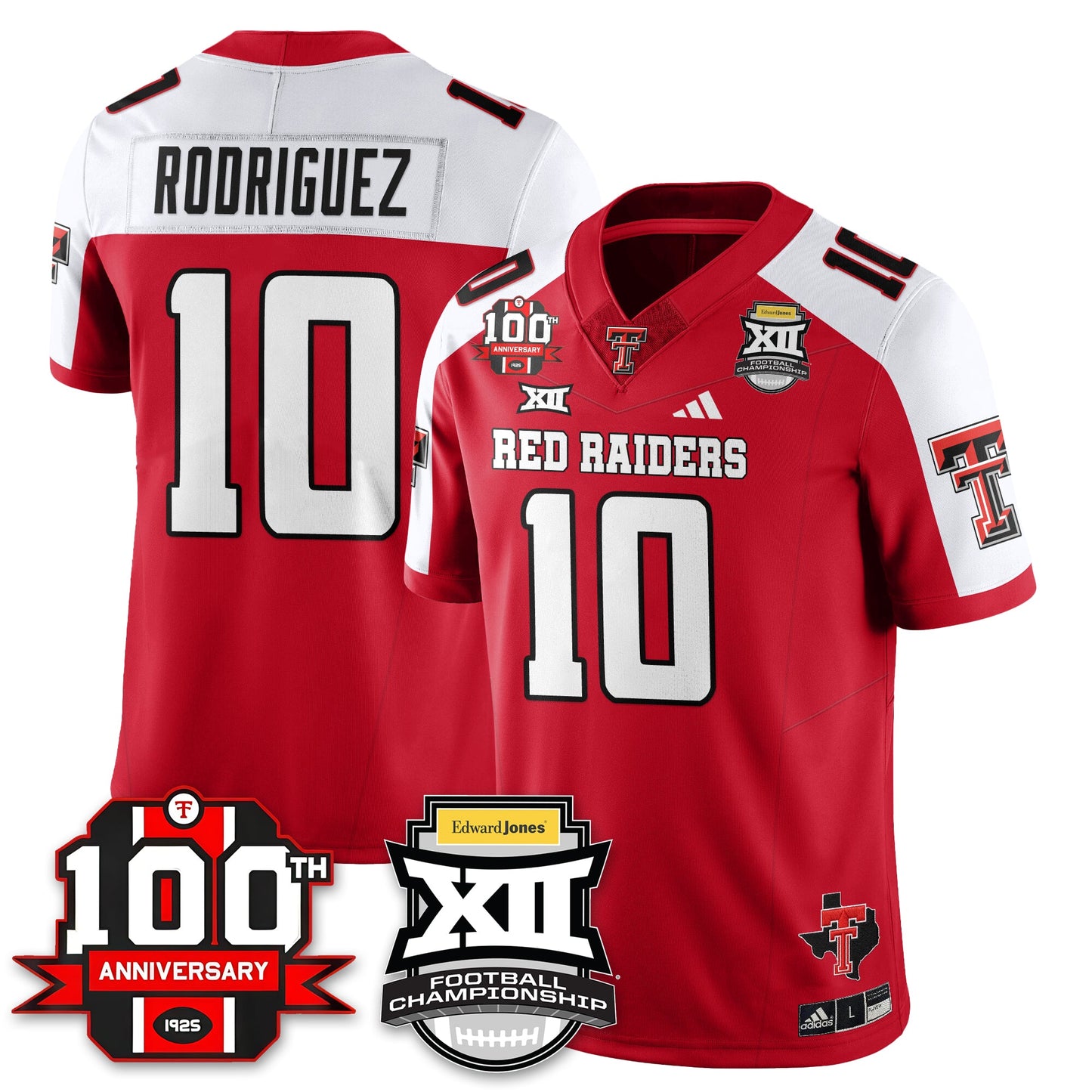 Texas Tech Red Raiders Vapor Limited Jersey - Edward Jones Champions - All Stitched