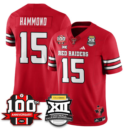 Texas Tech Red Raiders Vapor Limited Jersey - Edward Jones Champions - All Stitched